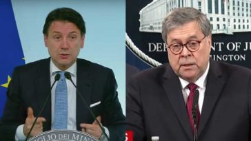 Italian Prime Minister Conte Discusses Bill Barr Investigation