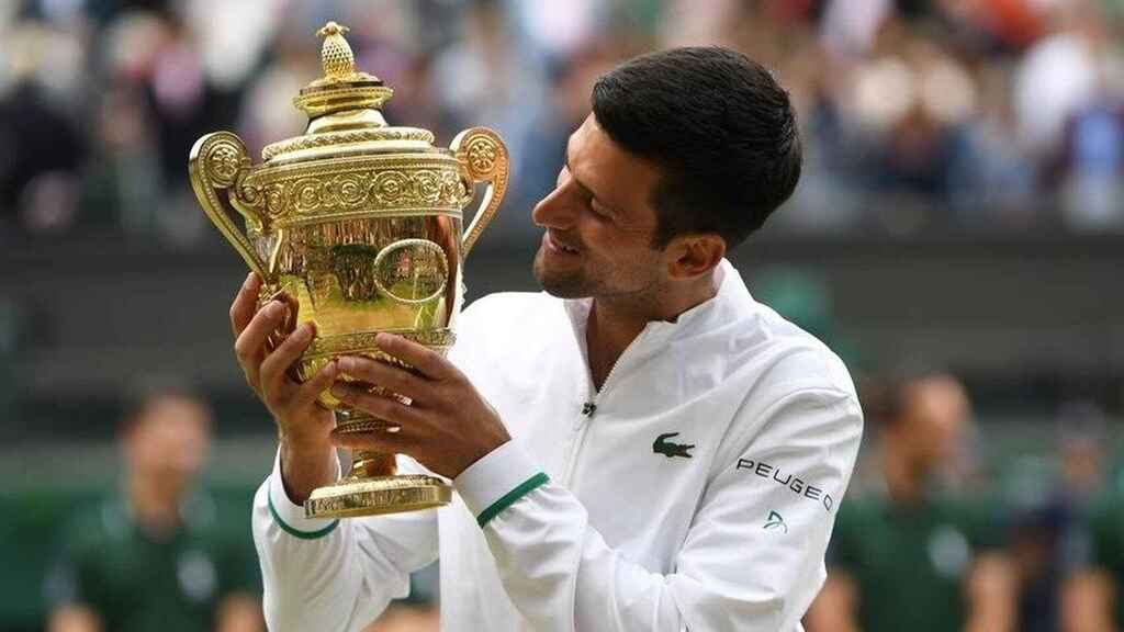 Djokovic wins Wimbledon.