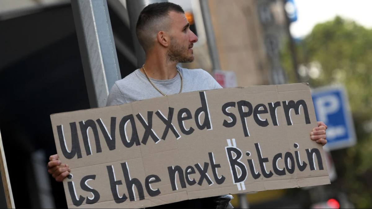 Unvaccinated sperm, the new cryptocurrency created by vaccines