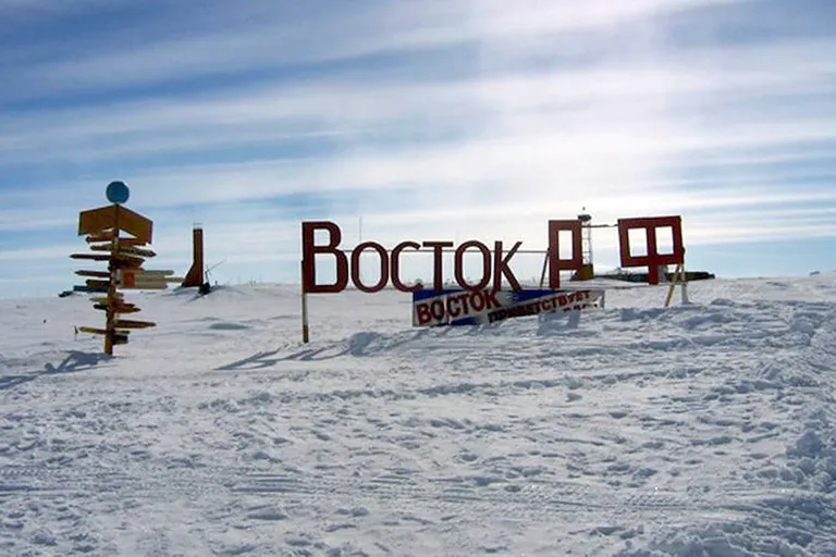 Vostok base in Antarctica