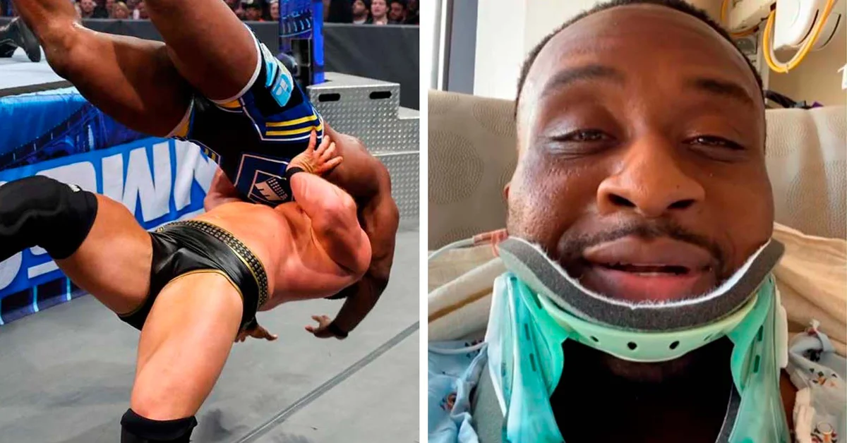 The horrific injury suffered by a former wrestling champion: his neck was broken and the video spread
