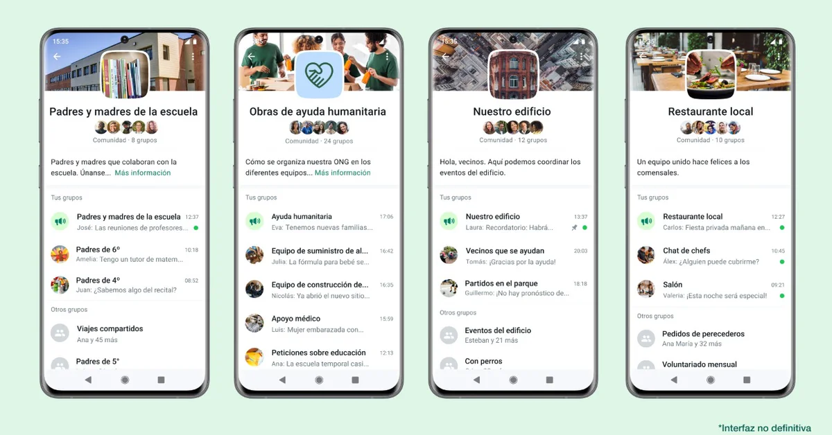 WhatsApp announced the creation of Communities, a space for organizing group conversations