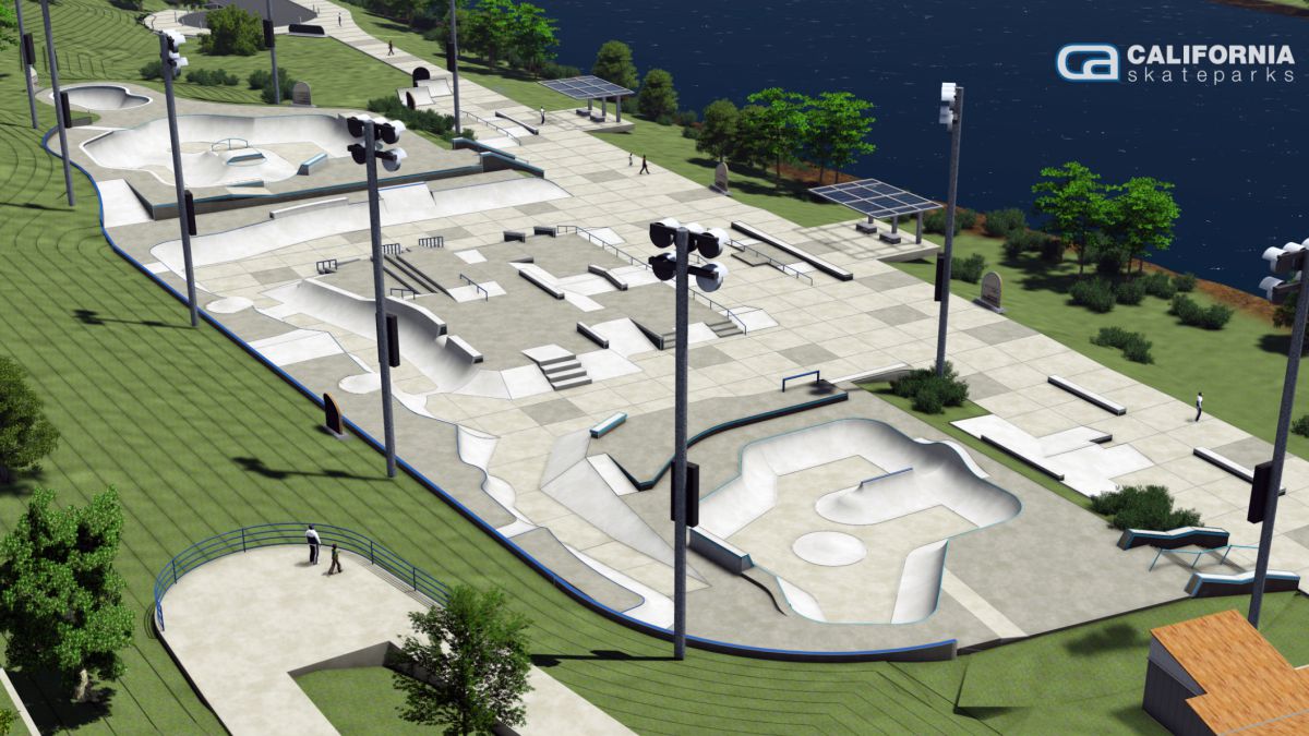 This is the largest skate park in the United States