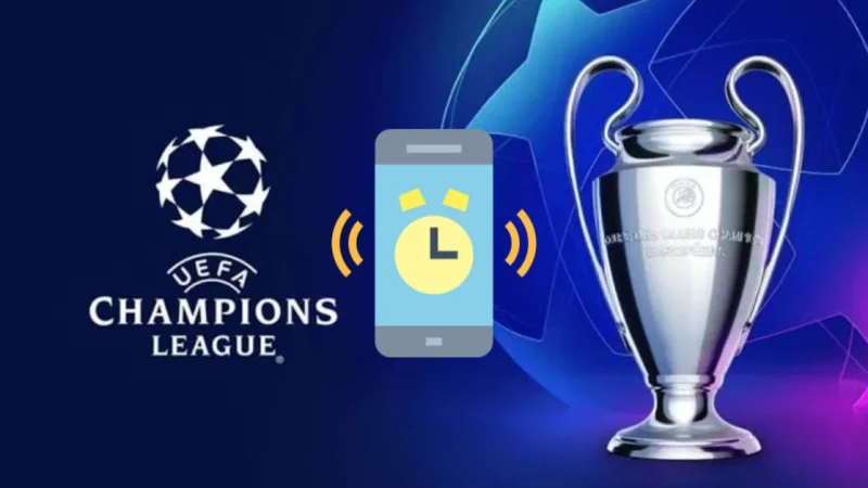 The trick is to set the Champions League song as an alarm
