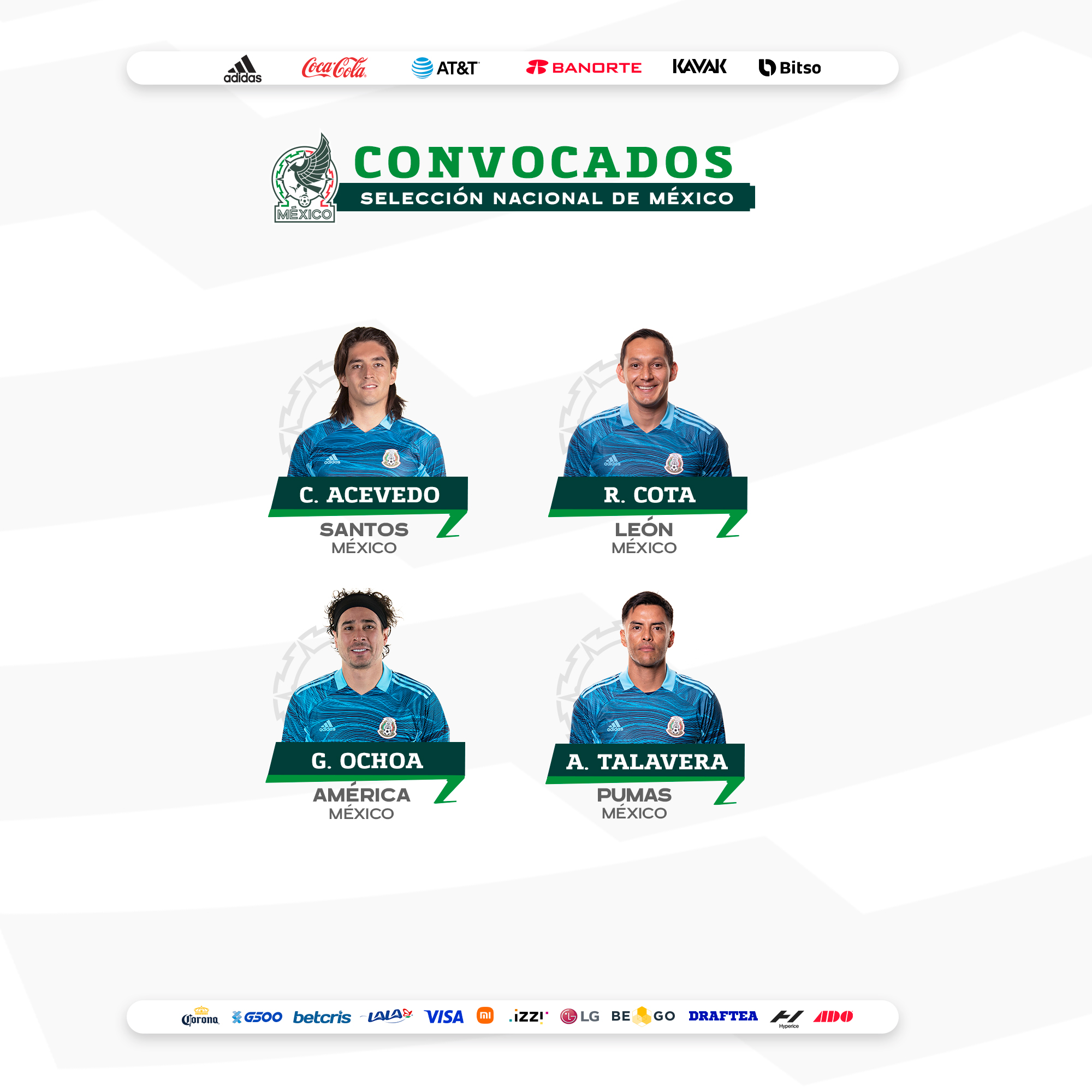 The Mexican team's summer 2022 appeal (Image: Twitter / @miseleccionmx)