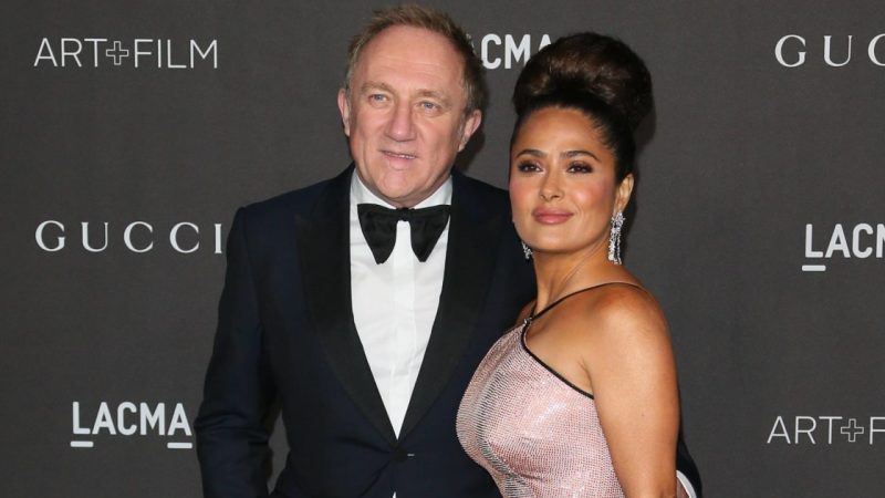 Salma Hayek and François-Henri Pinault are among the richest people in the UK