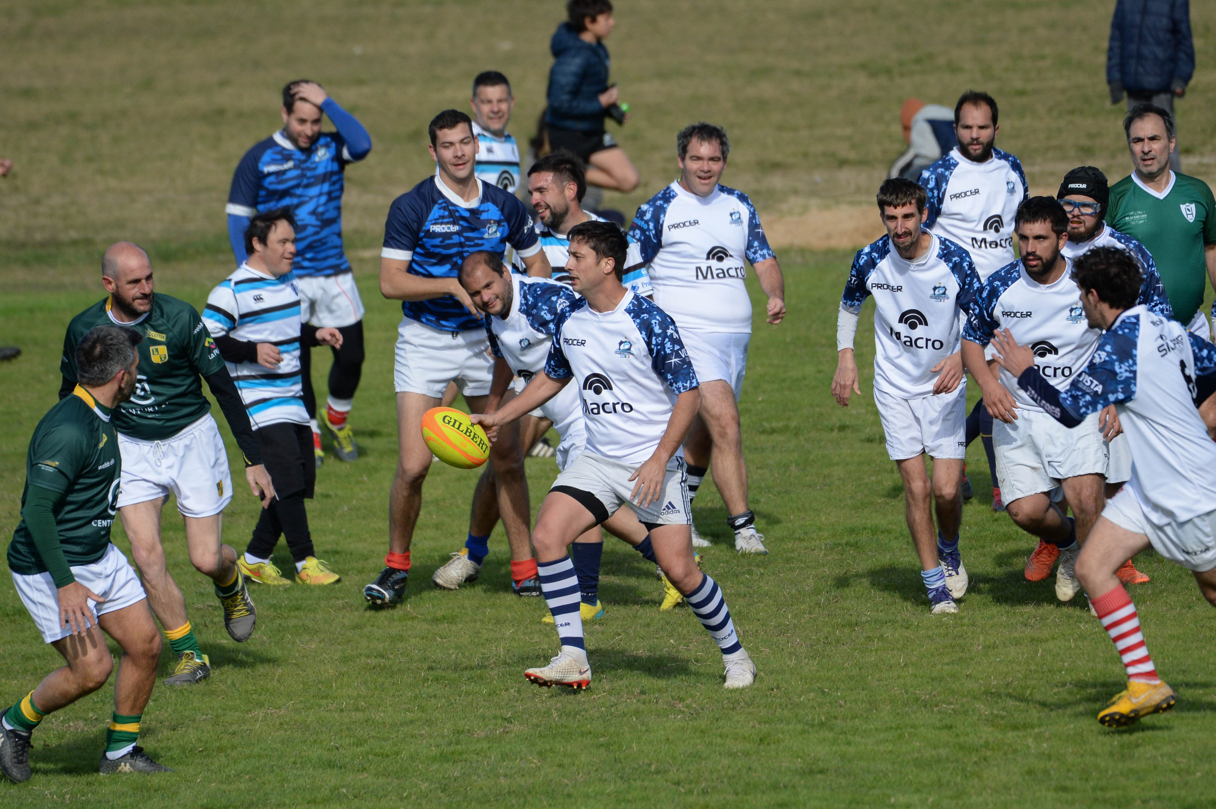 Los Tilos, CIC and Argentine Pampas XV teams in a full match