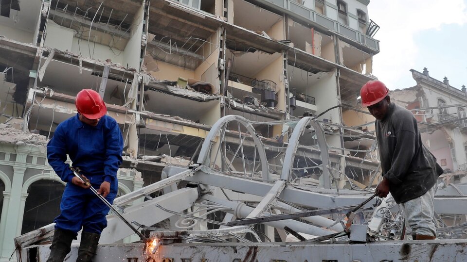 Cuba: 30 people died in the Saratoga hotel explosion |  Rubble removal work continues in Havana in search of survivors