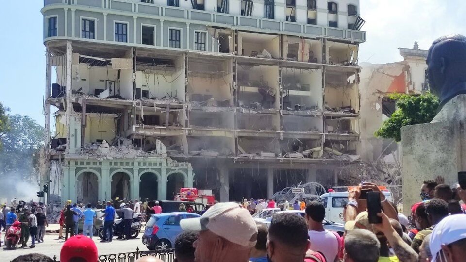 Cuba: An explosion caused the collapse of a hotel in Havana |  There are many dead, missing and injured