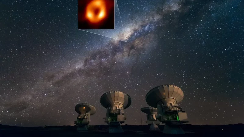 Details of the first image of the black hole in the center of the Milky Way