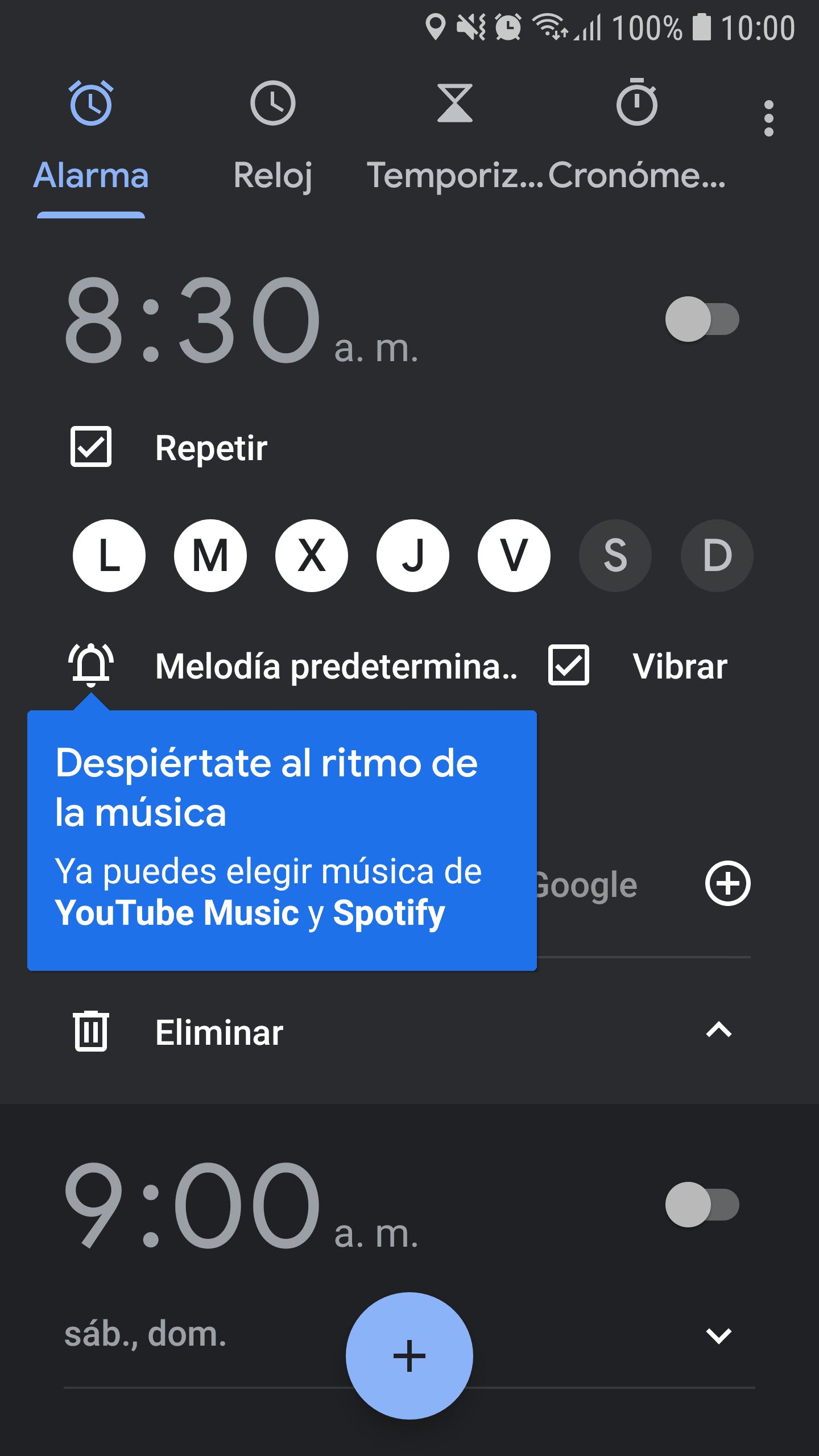 Android settings to set Spotify music as alarm.  (Photo: Android Chief)