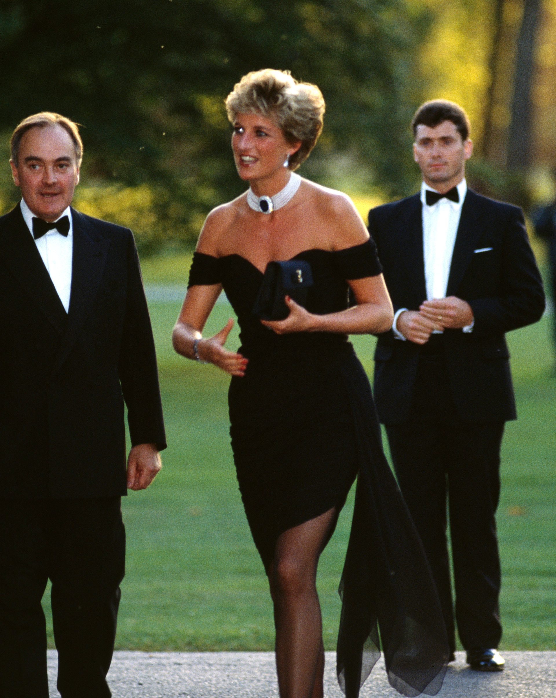 Diana wearing a Christina Stambolian dress (Princess Diana Archive/Getty Images)