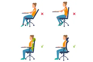 If you work for long hours sitting in a chair, experts recommend using a comfortable chair to avoid suffering from the consequences of poor posture