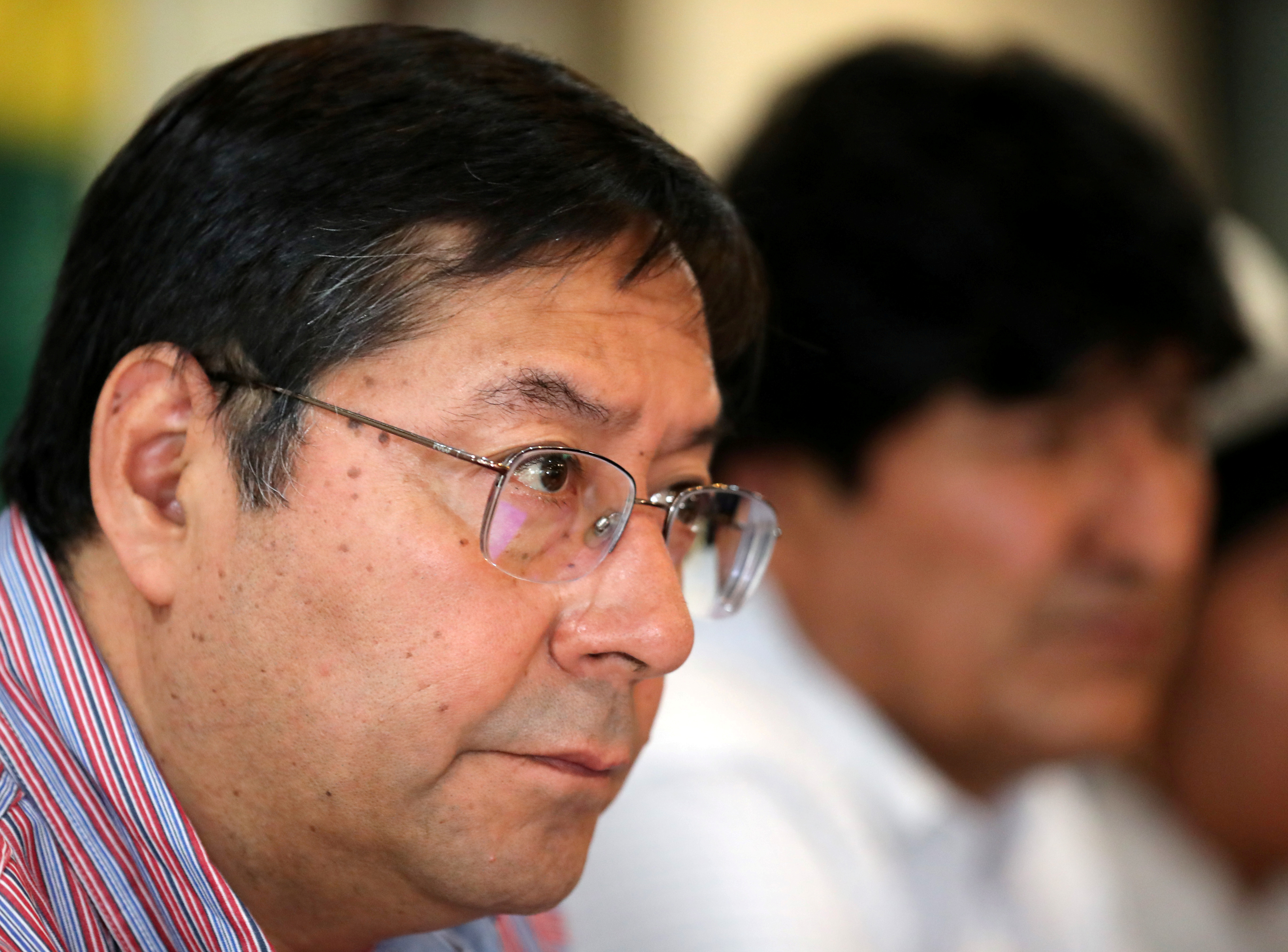 Luis Ars Katakura and Evo Morales (Reuters)