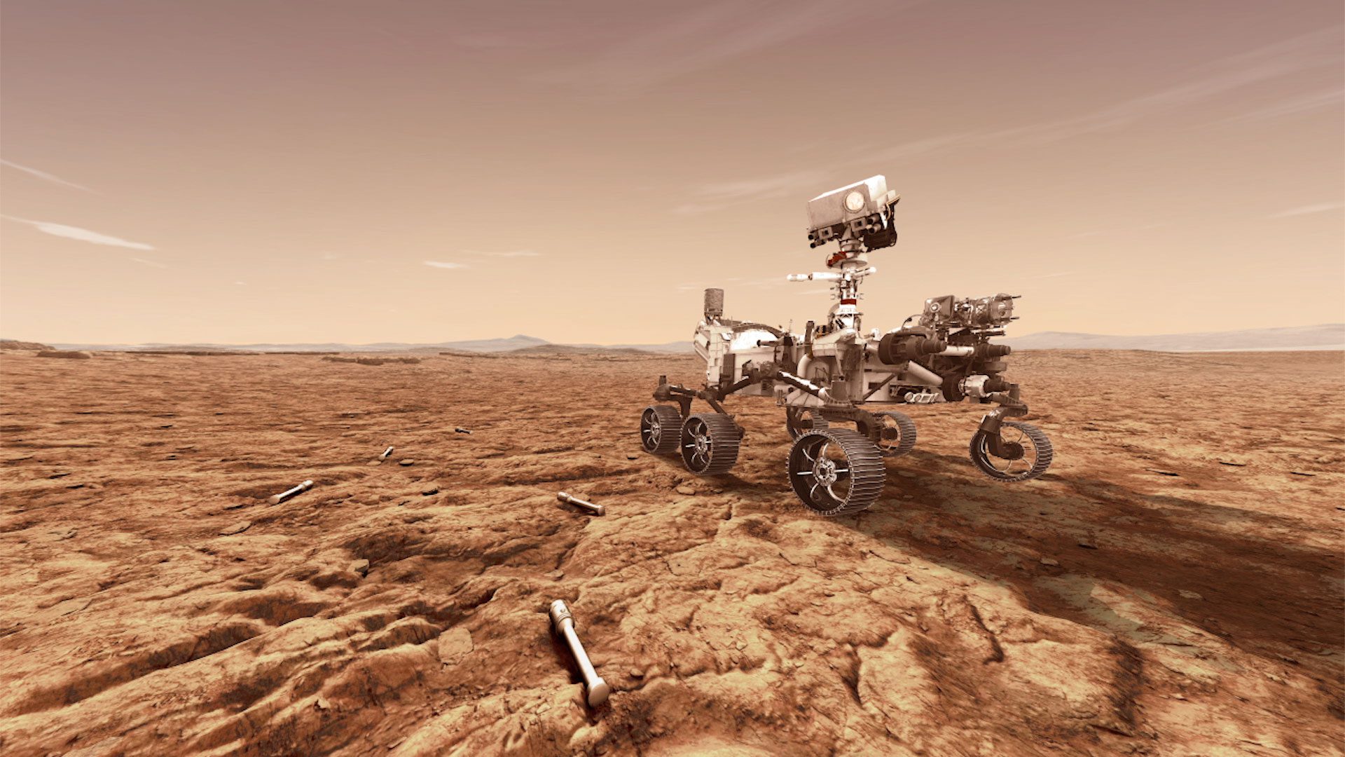 Unspecified: In this concept illustration provided by NASA, the rover will 