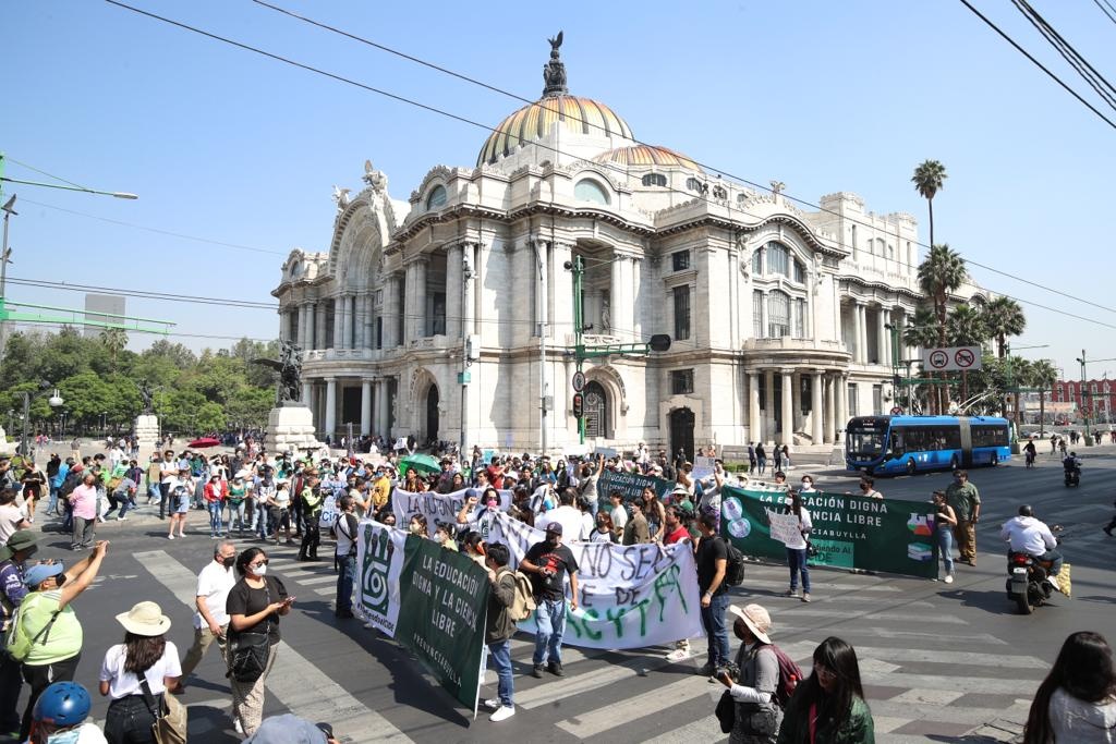 La Jornada – CIDE Students march for a “dignified and free” scientific education
