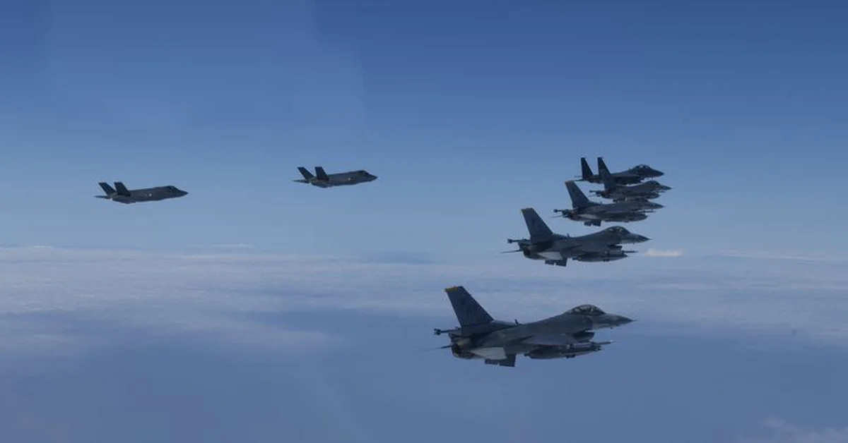 South Korea and the United States conducted exercises with 20 fighters as a warning to Pyongyang about a possible nuclear test