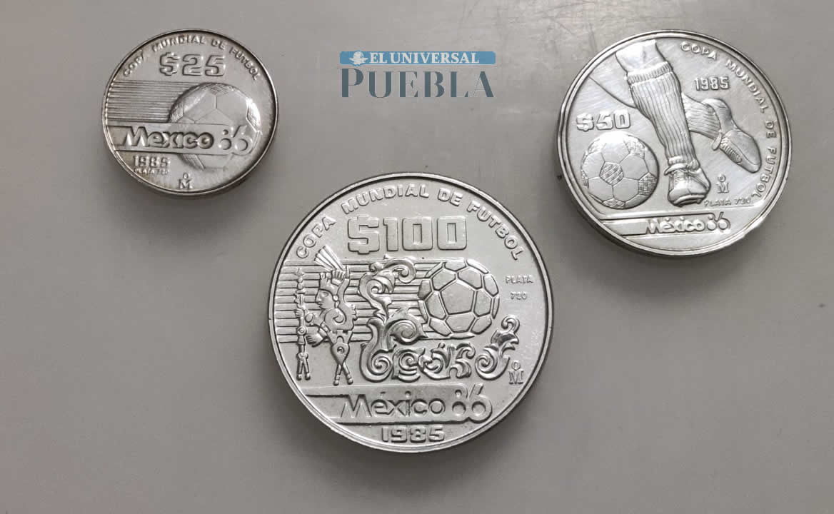 What were the silver coins of the Mexico 86 World Cup and what are their value today?