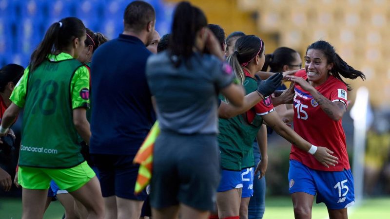 Yellow cards could give Costa Rica first place in the group at the Women’s Pre-World Championship