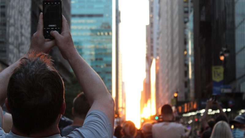 This is how Manhattanhenge lived, the most photographed sunset in New York