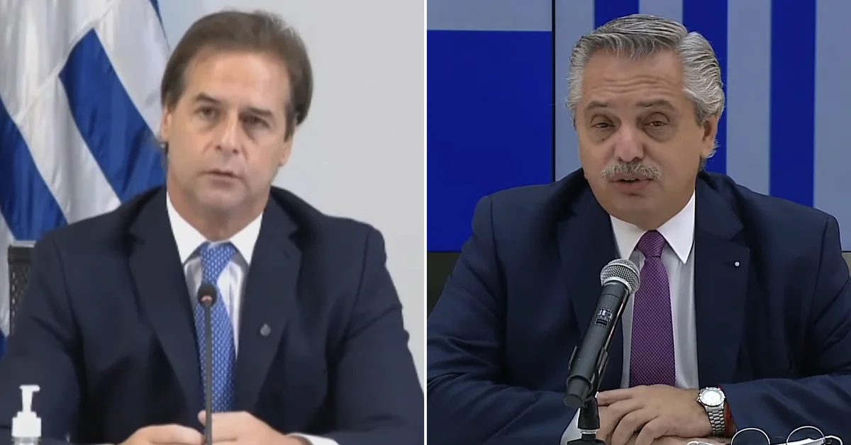 Head-to-head confrontation between Alberto Fernandez and Lacalle Poe over free trade agreements with countries outside Mercosur