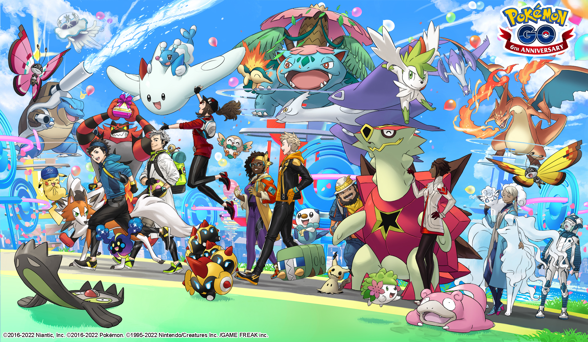 Happy 6th Anniversary, Pokémon GO!