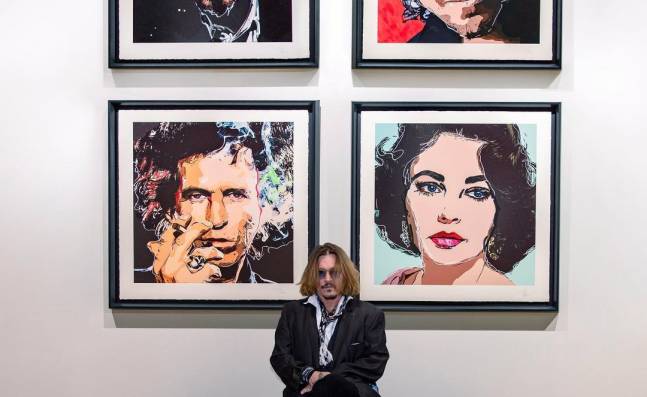 Johnny Depp sells his art collection for $3.6 million