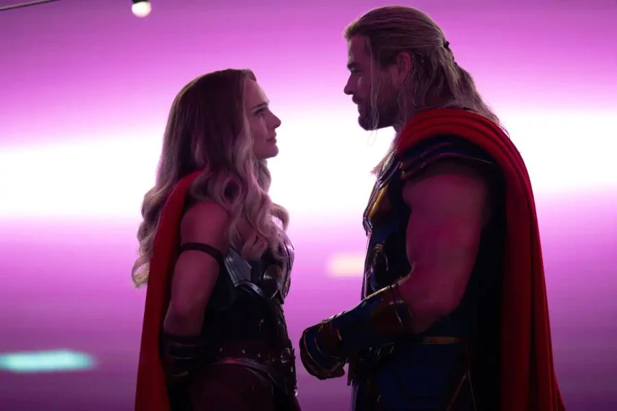 Natalie Portman said one of the “most beautiful visual scenes” in Thor: Love and Thunder was filmed in the store’s parking lot.