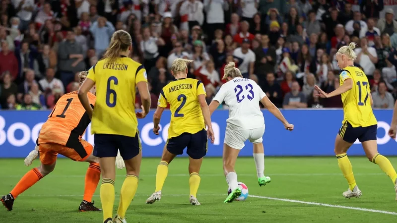 Taco between two rivals and a tube for the goalkeeper: England’s brilliant goal in the 4-0 victory over Sweden for the European Women’s Championship