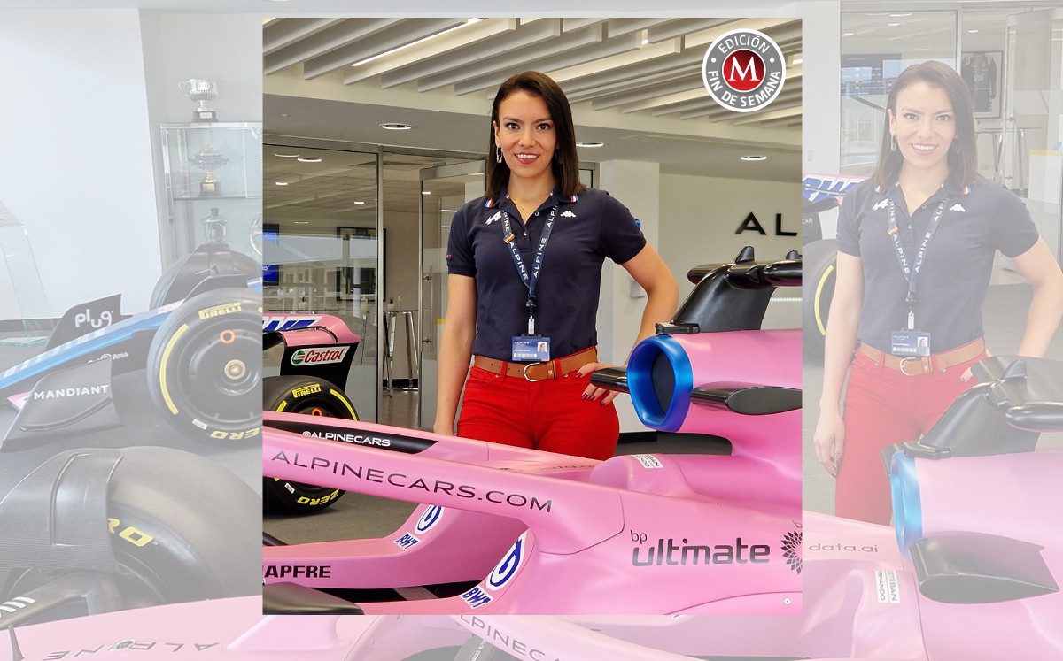 Dalia Ramos, Mexican who works for the Alpine Formula 1 team