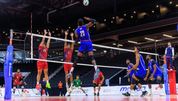 Cuba vs Canada in the Pan American Volleyball Cup Final (C)