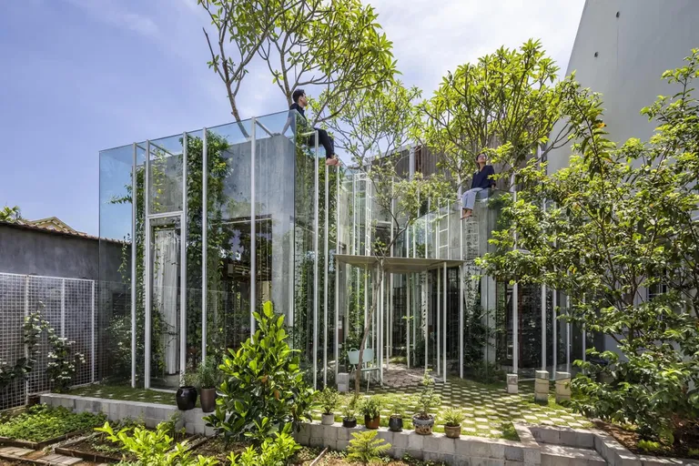 The reasons that prompted the retired couple to build an all-glass house