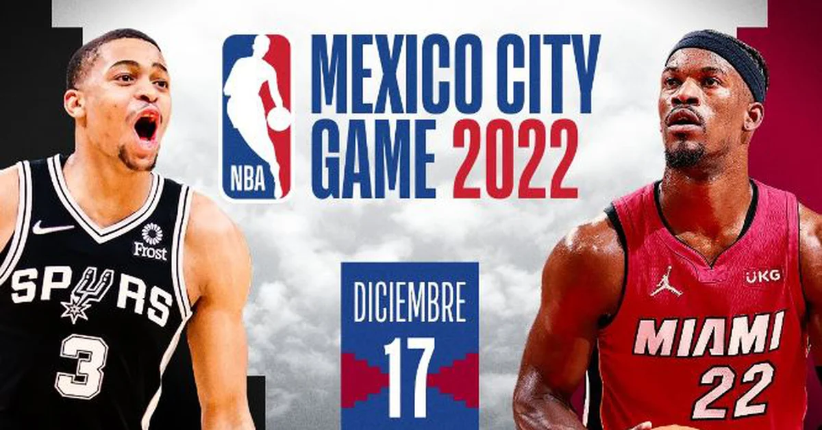After 3 years of absence, the NBA will return to Mexico with the San Antonio Spurs against the Miami Heat