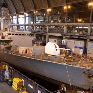 The United Kingdom is progressing in the modernization work of its Type 23 . frigates