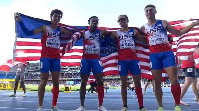 Cali 2022: USA shows strength in men’s 4×400 relay by taking gold