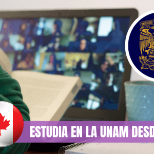 If you live in Canada, you can study the UNAM baccalaureate online