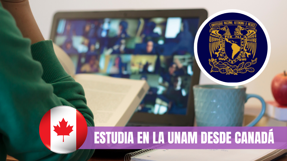 If you live in Canada, you can study the UNAM baccalaureate online