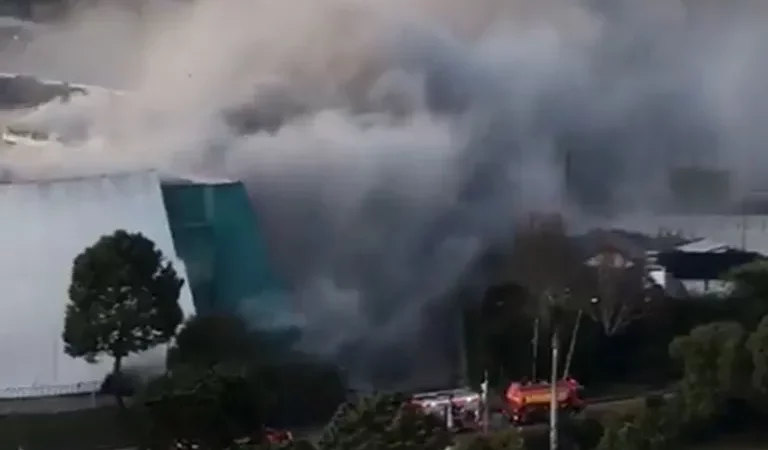 Punta del Este: the English store caught fire and the Punta shopping mall is still closed