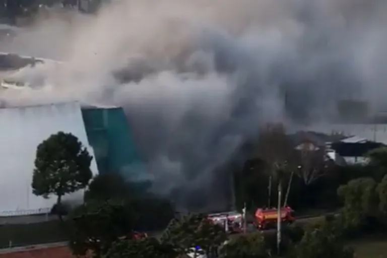 Punta del Este: the English store caught fire and the Punta shopping mall is still closed