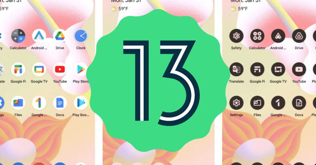 Android 13 brings a design change to the most popular apps like WhatsApp