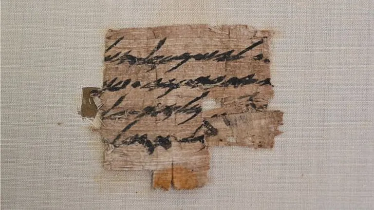 They reveal a note written on a papyrus that is more than 2,700 years old