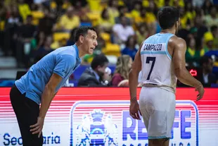 Guards from Córdoba in the service of the national team: Pablo Brigioni and Facundo Campazzo, two key pieces of the undefeated champion of AmeriCop