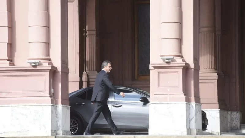 After arriving from the United States, Sergio Massa is in Casa Rosada to report the results of his meetings