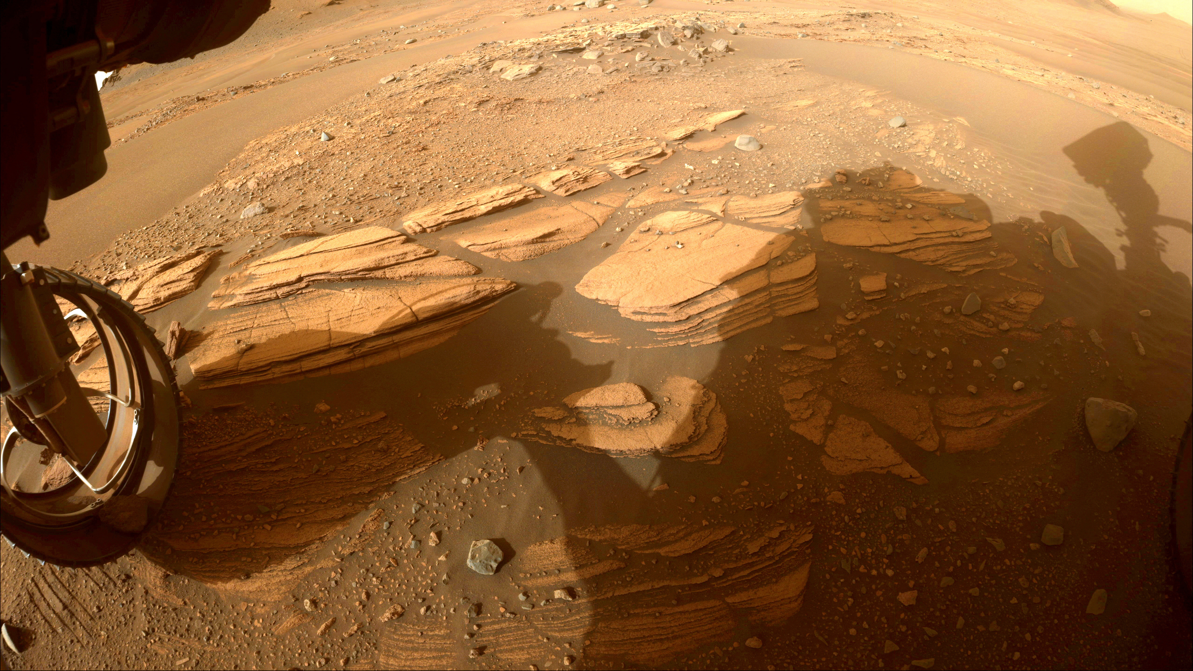 Perseverance has collected four samples of delta formation since early July.  (NASA/JPL-Caltech/published via REUTERS)