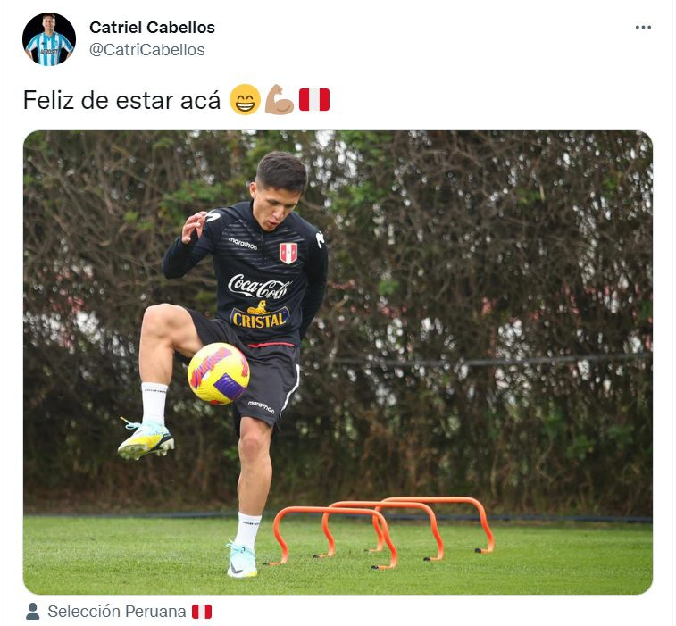 A post on Capellos' official Twitter account (Photo: Reds)