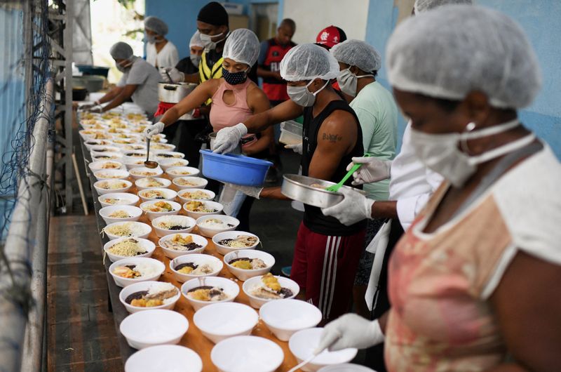 A community kitchen in Rio de Janeiro (Reuters/Lucas Landau/File)