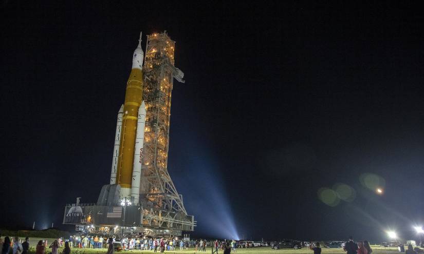 The rocket passed a major fuel filling test (Artemis software, Photo: Equiva)
