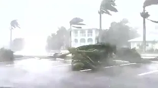 Hurricane Ian in Florida.