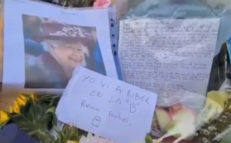 The unusual message about the river descending in the middle of the Queen’s funeral