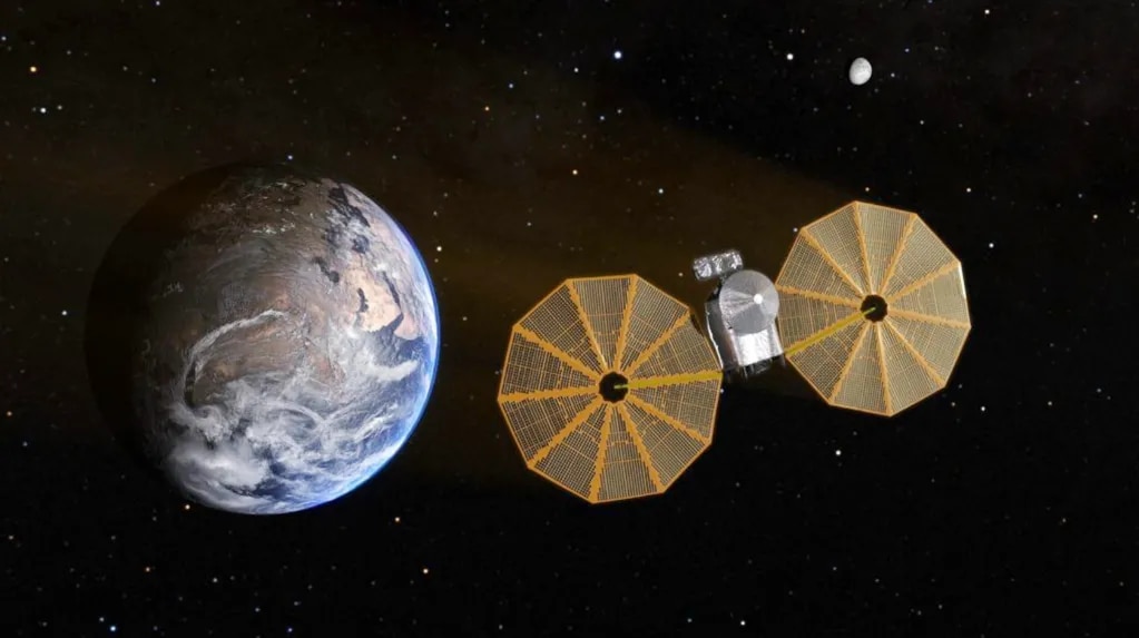 A NASA spacecraft will pass only 350 km above Earth’s orbit and can be seen with the naked eye